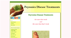 Desktop Screenshot of peyronies-disease-treatments.com