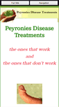 Mobile Screenshot of peyronies-disease-treatments.com